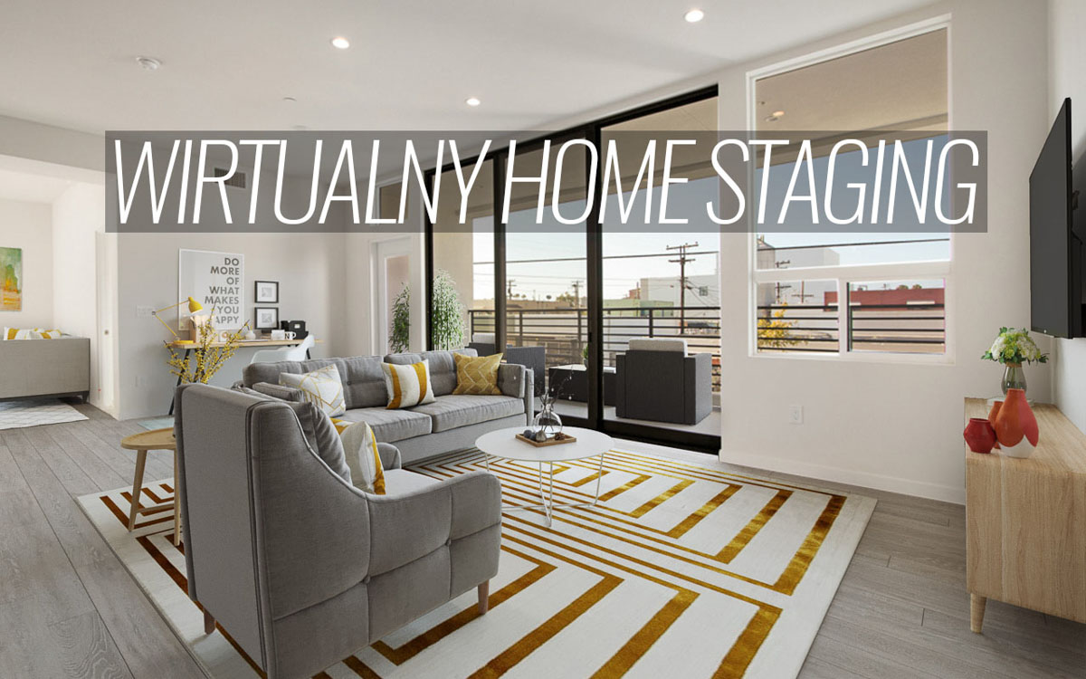 Wirtualny home staging Warszawa Kraków Gdańsk Wrocław Poznań